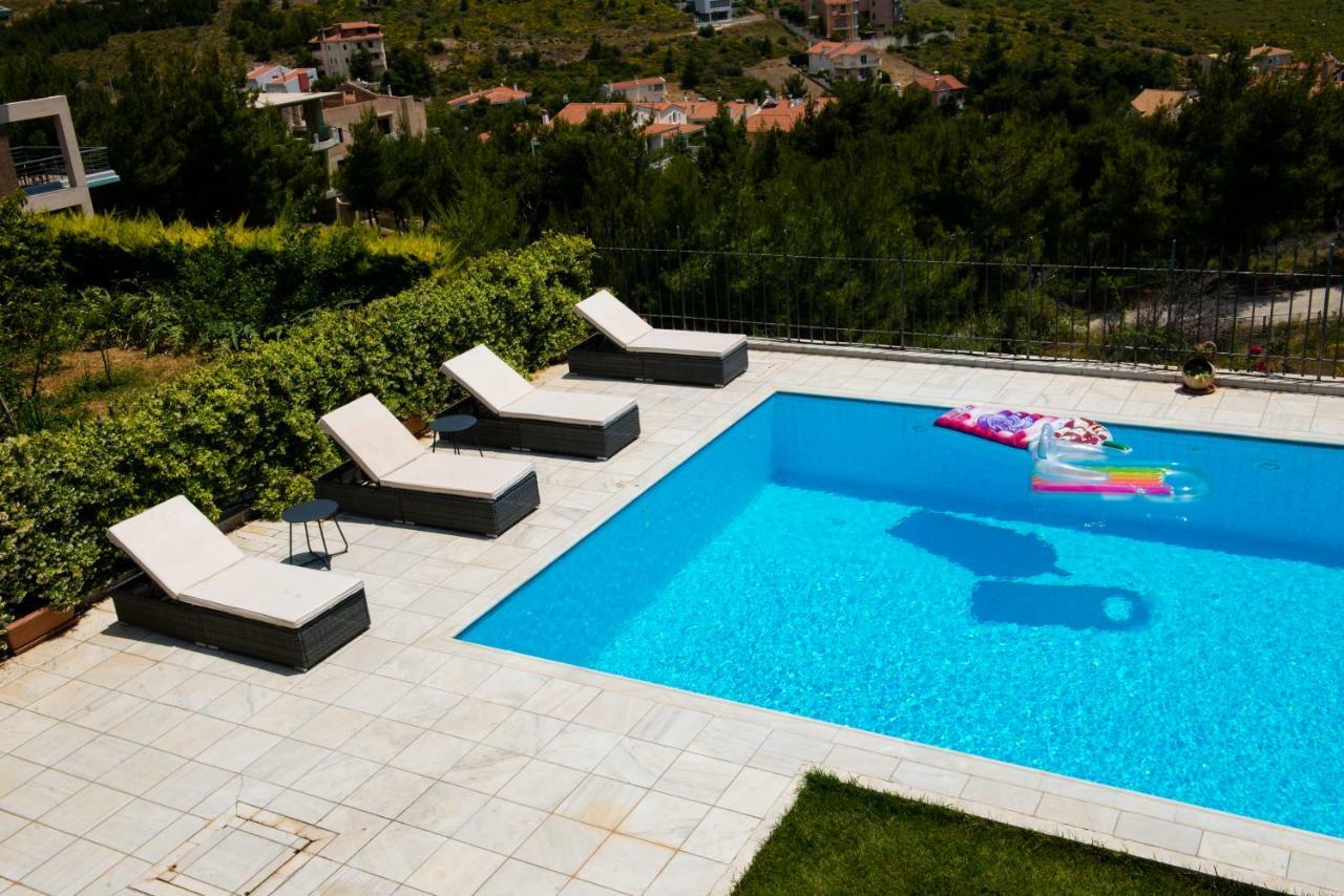 Villa Olympia Vip Dhráfi Exterior foto
