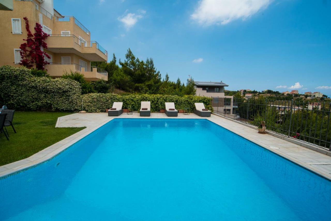 Villa Olympia Vip Dhráfi Exterior foto